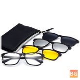 2-Piece Magnet Reading Glasses with Frame