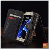 Samsung Galaxy S7 Wallet Cover with PU Interior