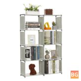 Double Row Bookshelf for Home Book Storage
