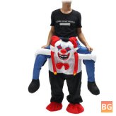 Devil Clown Unisex Dwarf Ride On Dress Mascot Costume - Party Pants