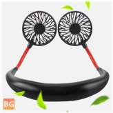 Portable Neck Hanging Fan - USB Rechargeable