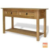 Console table - Mexican pine - Corona style - 90x34.5x73 cm