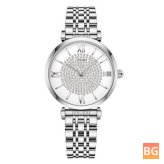 Women's Watch with Rhinestones and Dial - A0566