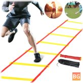 8M 21 Rung Football Speed Training Ladder - Dynamic Flexibility Training Ladder Fitness Equipment