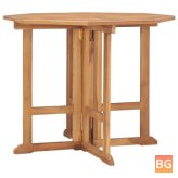Table with Legs and Foot Rest, 36.8