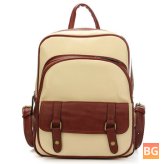 Women's Backpack with Shoulder Strap and PU Leather