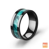 Stainless Steel Rings with a Trendy Simple Circle Design