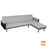 Sofa Bed in Black and Gray