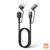 MCDODO Fast Charge Data Cable for Multiple Devices