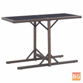 Garden Table - Brown 43.3