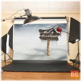 7X5FT Christmas Background Background for Photography