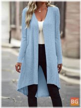 High-Low Open Front Cardigan