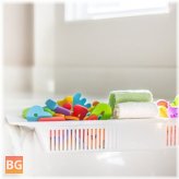 Kids Bathtub Toy Organizer with Retractable Holder