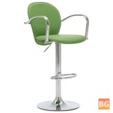 Bar Stool with Armrest and Foot Rest
