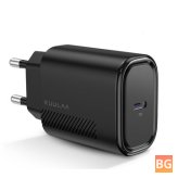 KUULAA 18W 3A PD3.0 QC3.0 Mini Smart Wall Charger - Travel Charger