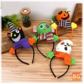 Halloween Costume Party Hair Clasp with Costume Ball Dress Up