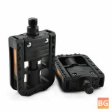 Black Pedals for Bicycle - 14mm