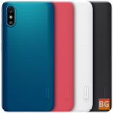 For Xiaomi Redmi 9A (Red) Hard PC Protective Case with Matte Black Back Cover