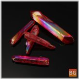 Quartz Pendant Charm with Rainbow Colors