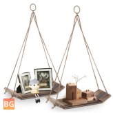 Hanging Crafts Rack for Home - AGSIVO Wall Unit