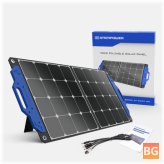 ATEM POWER 100W Portable Solar Panel for RV Camping and Generators