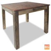 Dining Table - Solid reclaimed wood 32.3