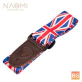 Guitar strap for acoustic and electric guitars - PU