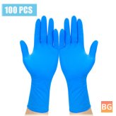 100Pcs Disposable Gloves - Isolate Protect Glove Waterproof PVC Nitrile
