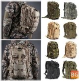 Campleader 30L Outdoor Tactical Backpack - 600D Nylon Waterproof Camouflage Trekking Rucksack