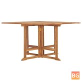 Teak Wood Folding Garden Dining Table