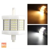 Warm White LED Lamp Light Bulb with R7S 78mm and 60 SMD