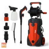 Mensela Electric Pressure Washer with Adjustable Nozzles and Hose Reel