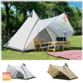 Family Camping Tent with Waterproof Doors and Panels