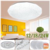 12/18/24W LED Ceiling Lights - Living Room, Bedroom, Kitchen