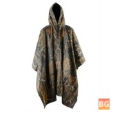 Camping Poncho - Waterproof and camouflage