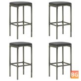 Gray Cushions for Bar Stools