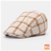 Newsboy Hat - Colored Lattice