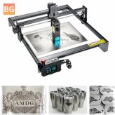 GEEKCREITxATOMSTACK S10 PRO - 10W Output Laser Engraver with Offline Control and App Support - Stainless Steel Metal Acrylic Engraving