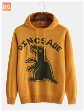 Dinosaur Hooded Sweater for Men