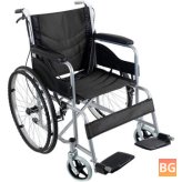 Medical Wheelchair with Footrest and Built-in Light