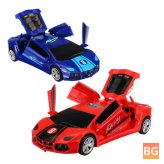 360° Electric Diecast Car Toy with Light and Sound for Kids