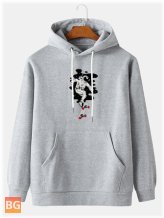 Kangaroo Print Hoodie For Men