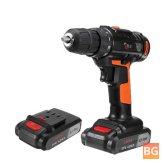 21V DC Rechargeable Cordless Drill Driver - 1 or 2 Li-ion Battery