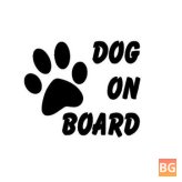 Dog Car Sticker