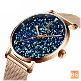 IK Colouring IK028 Fashion Style Gypsophila Dial Ladies Watch - Ultra Thin Quartz Watch