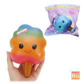 18*11cm Slow Rising Rainbow Cotton Candy Original Packaging - Stress Gift Toy