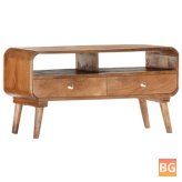 TV Cabinet with 2 Drawers - mango wood