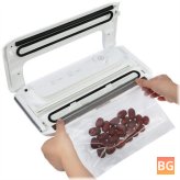 Vacuum Sealing Machine with Food Cutter and Replaceable Sealing Strip