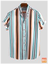 Short Sleeve Relaxed Charm Striped T-Shirts