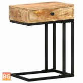 Side Table with U-Shaped Top and Bottom